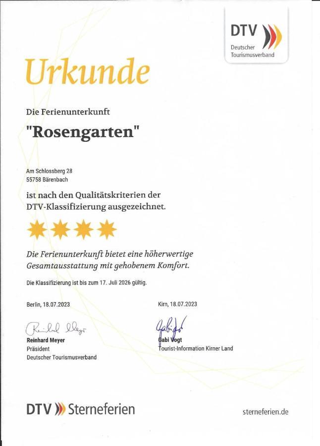 Ferienwohnungen Naheliebe Im Hunsrueck & Naheland Bärenbach Exterior foto